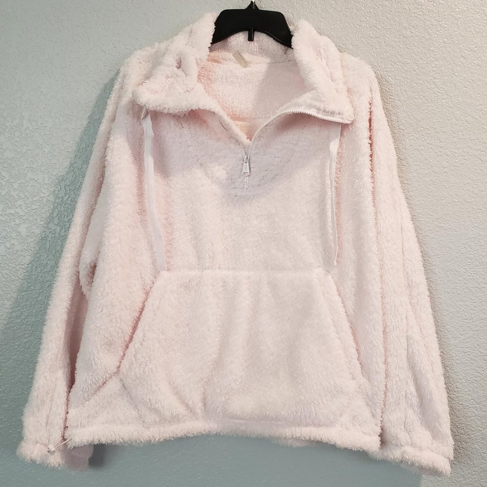 Free People Big Sky Faux Shearling Pullover - Picture 2 of 9